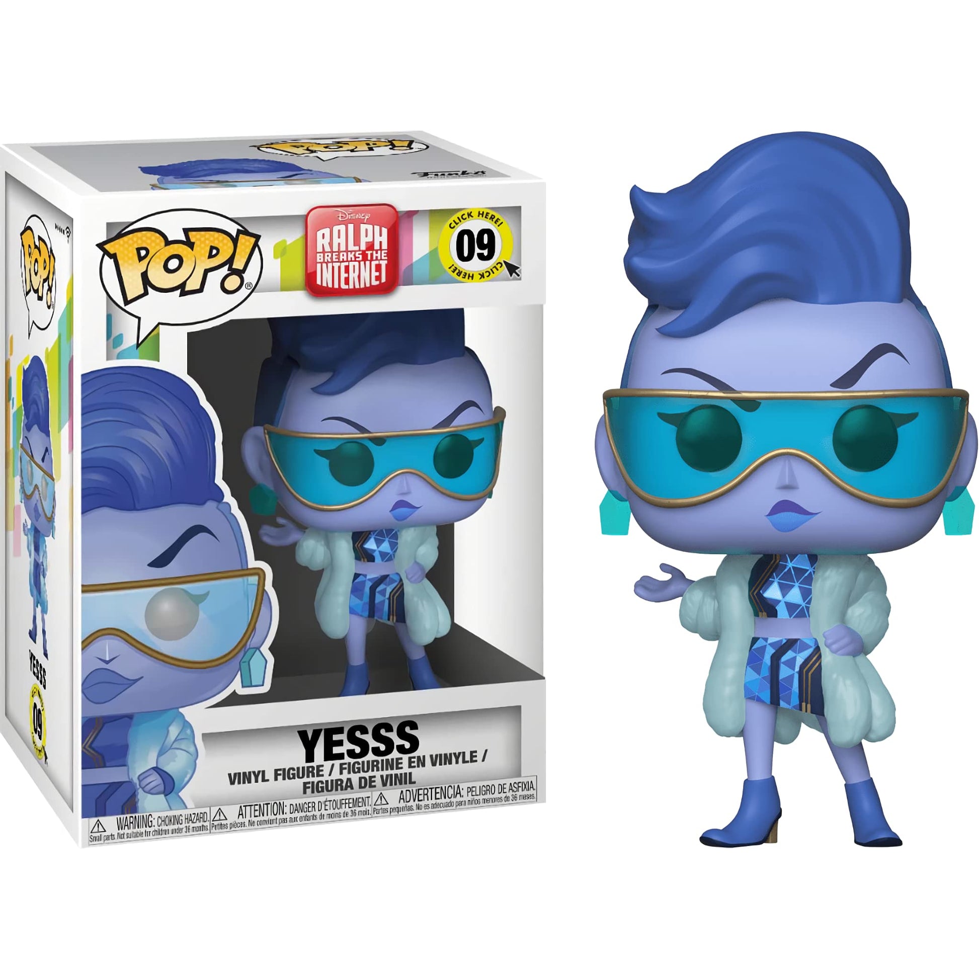 Yesss: Fun ko P o p ! Vinyl Figurine Bundle with 1 Compatible 'ToysDiva' Graphic Protector (009-33414 - B)