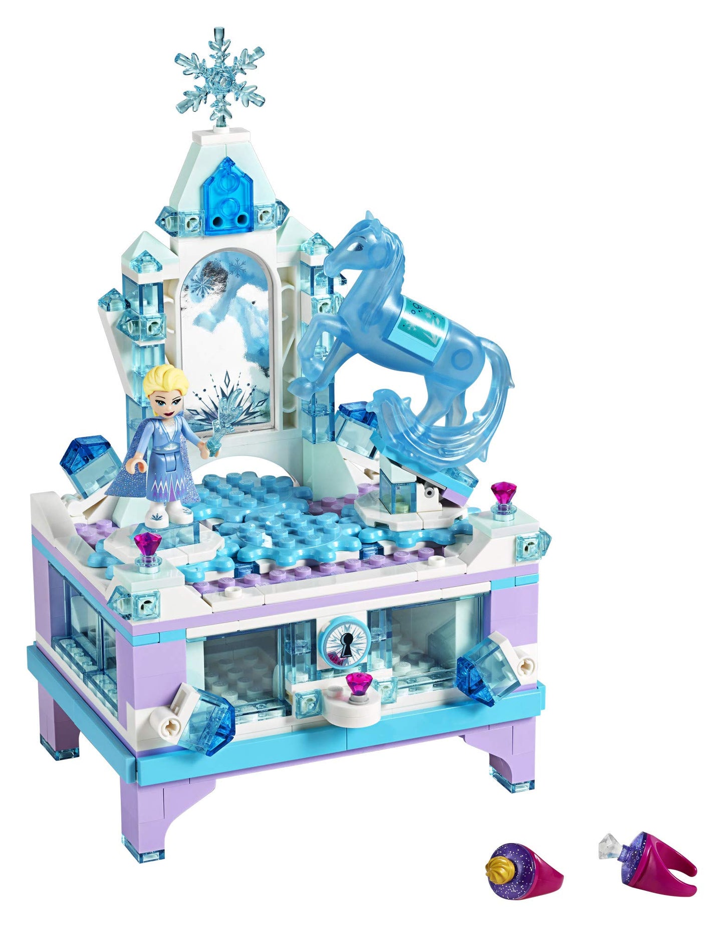 LEGO Disney Frozen 2 Elsa's Jewelry Box Creation Building Toy 41168 Make a Jewelry Storage Box with Lockable Drawer & Mirror, Collectible Disney Gift