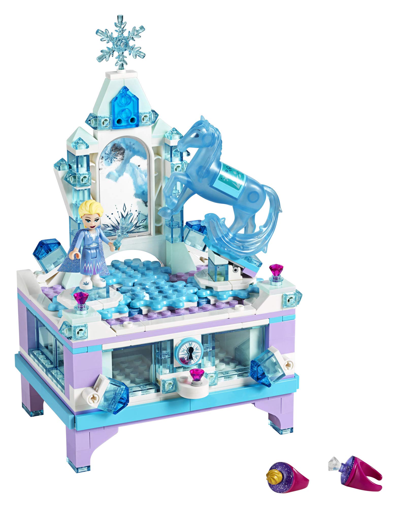 LEGO Disney Frozen 2 Elsa's Jewelry Box Creation Building Toy 41168 Make a Jewelry Storage Box with Lockable Drawer & Mirror, Collectible Disney Gift