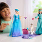 Mattel Disney Frozen Toys, Anna & Elsa Fashion Dolls in Royal Fitting Nightgowns & Slippers with Olaf Figure & 12 Accessories, Slumber Sister Set
