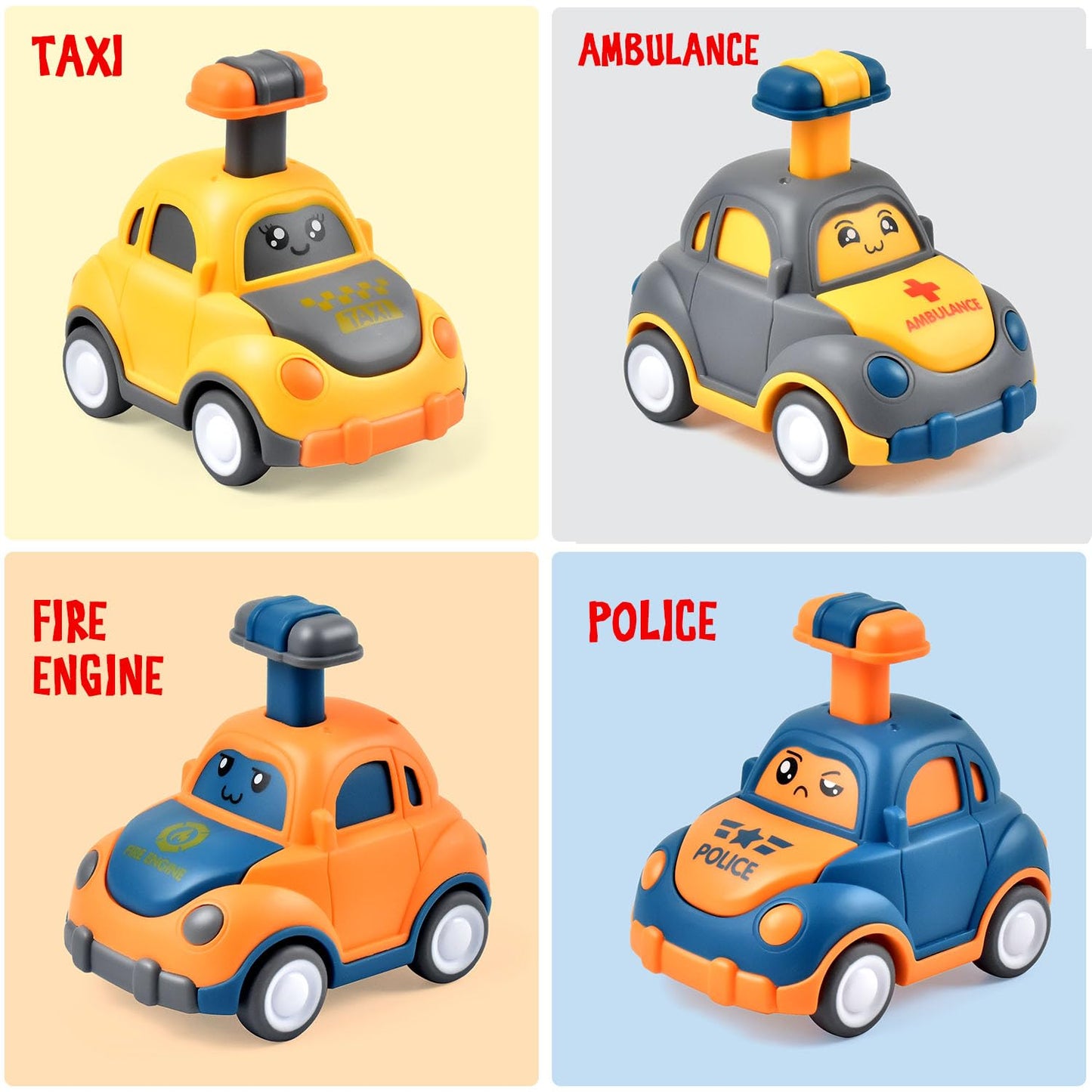 soi-meme Car Toys for Toddlers 2 3 Year Old Boy Girl First Birthday Gifts for Toddler Toys Age 2 3 Year Old Boy Birthday Gift for Infant Toddlers