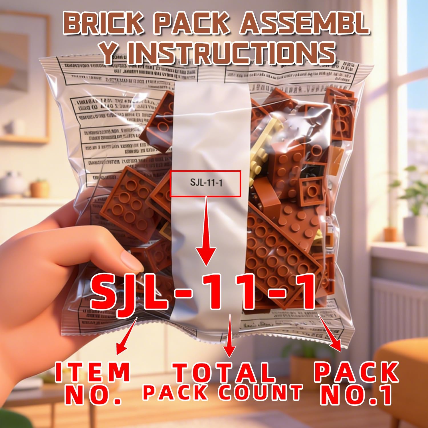 FOLKWEAVE Dinosaur Building Blocks Set, 630 Pieces STEM Learning Toy, Poseable and Movable T-Rex Model, Educational Gift for Kids Ages 6-12, No