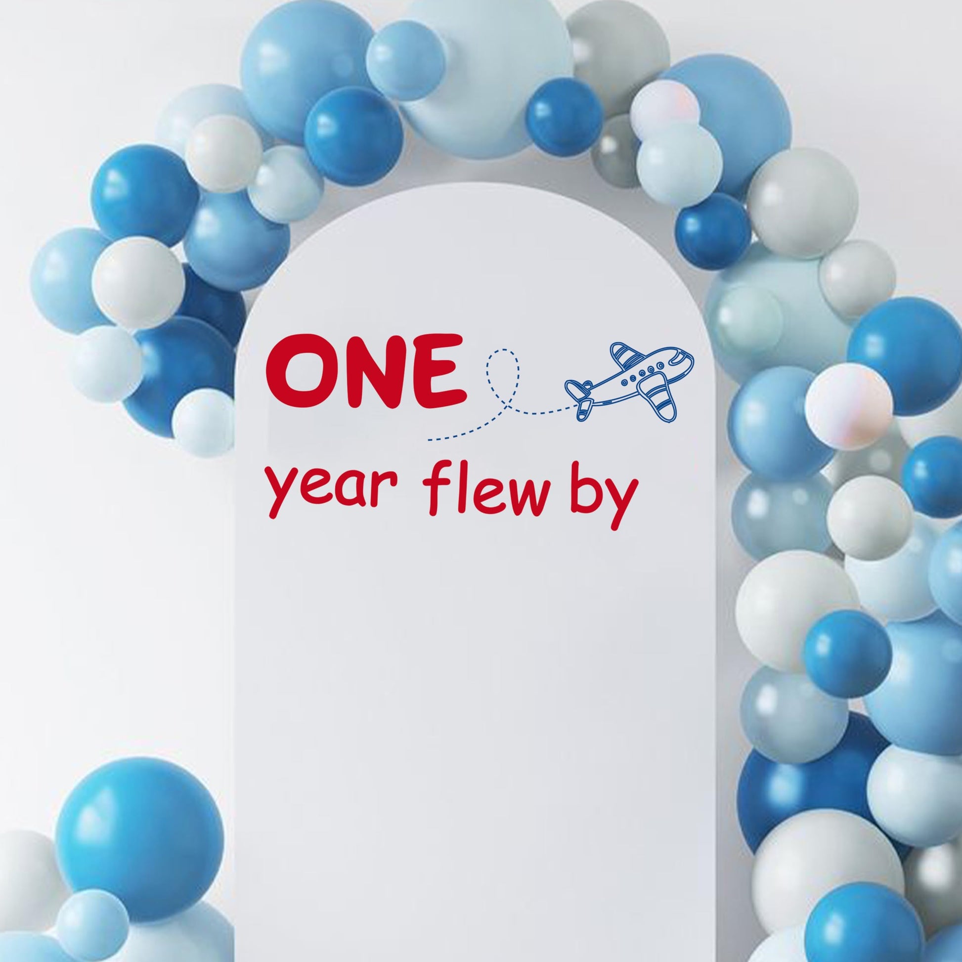 Airplane Decal for Party Balloon Arch