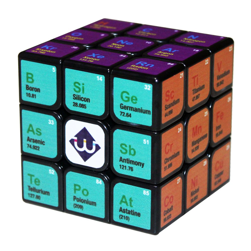 Periodic Table 3x3 Speed Cube Puzzle Magic Cube Toy