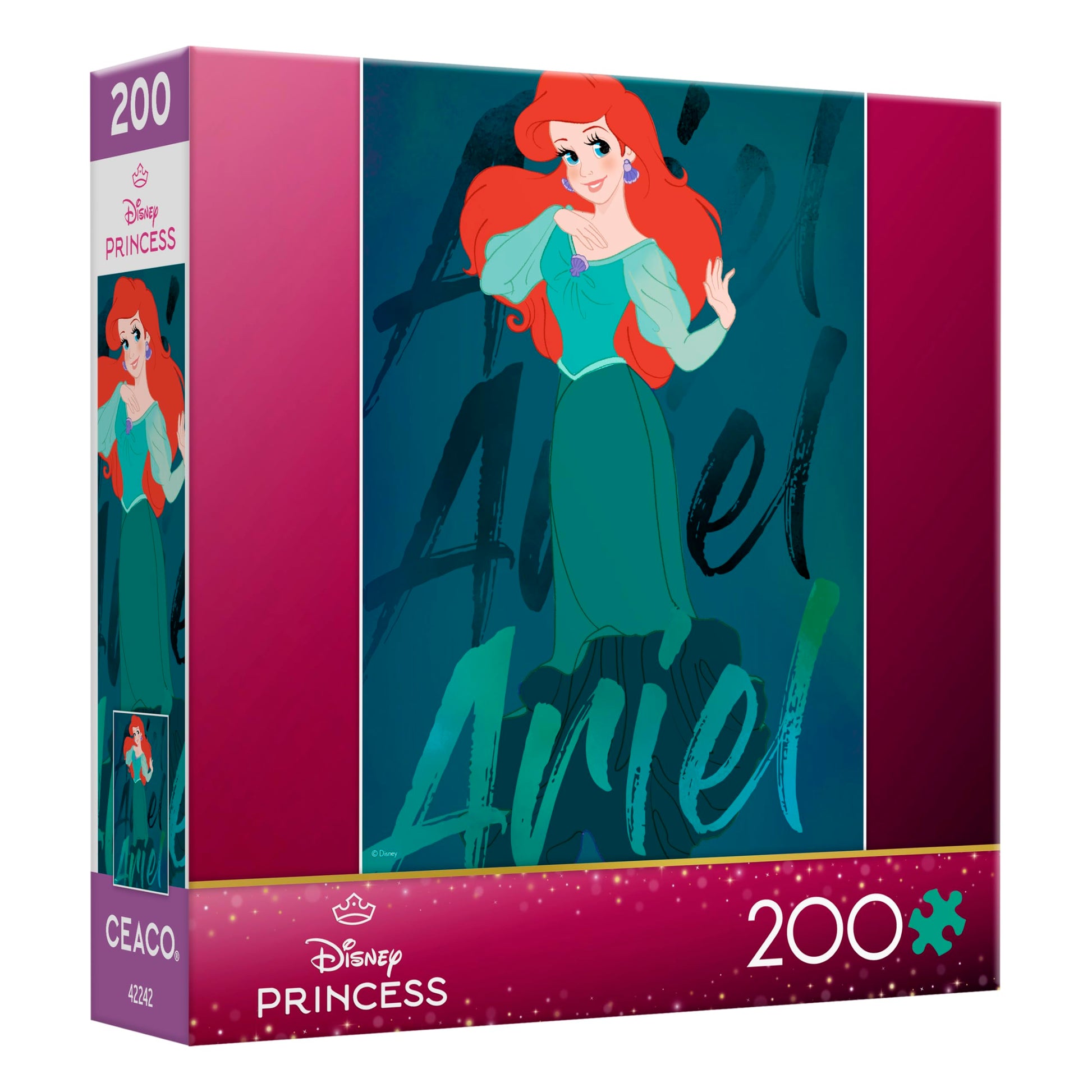 Ceaco - Disney Princess Ariel - 300 Piece Jigsaw Puzzle for Kids Ages 8+