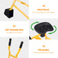 HONEY JOY Ride on Sand Digger, Metal Sit on Crane Sandbox Digger Toy with Seat & Handle, Toddlers Excavator Ride on Toy for Backyard, 4 Wheeler Kids