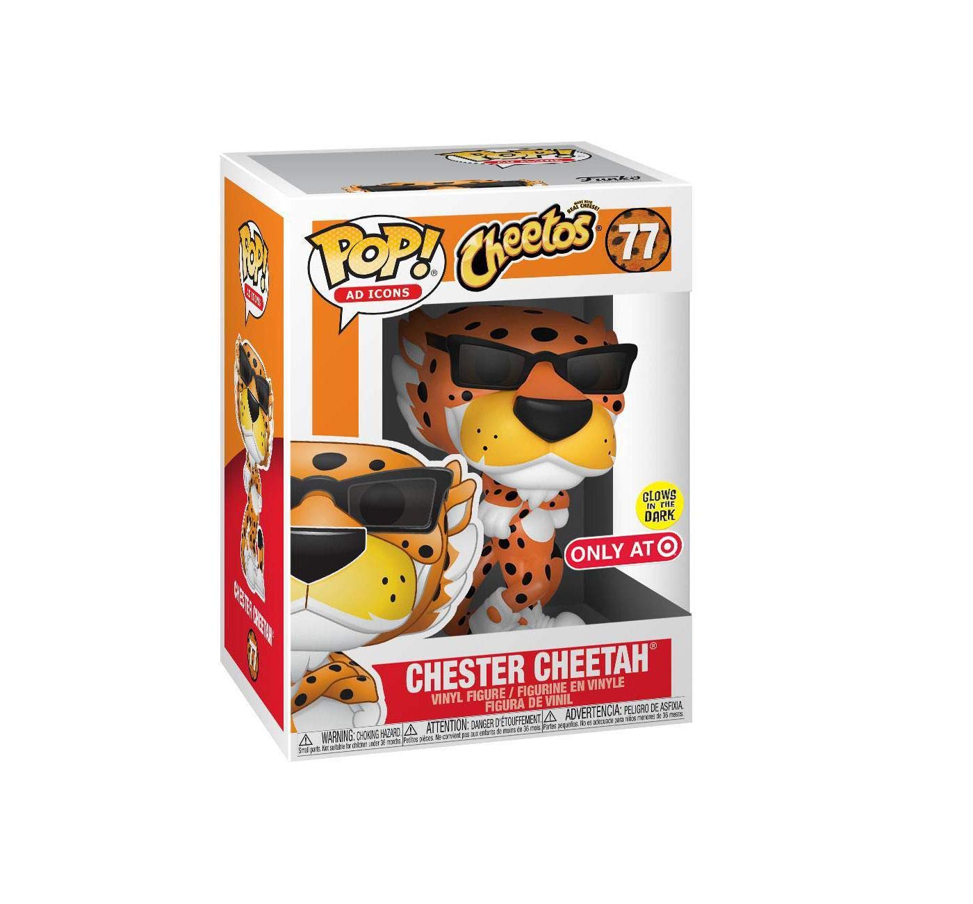 POP! Funko Ad Icons - Cheetos Chester Cheetah - Glow-in-The-Dark Exclusive!