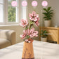 ROBOTIME 3D Puzzle Sakura TW101, DIY Wooden Flower Craft, Artificial Flowers Model Kit to Assemble for Adults, Home Decoration and Valentine's Day Toy