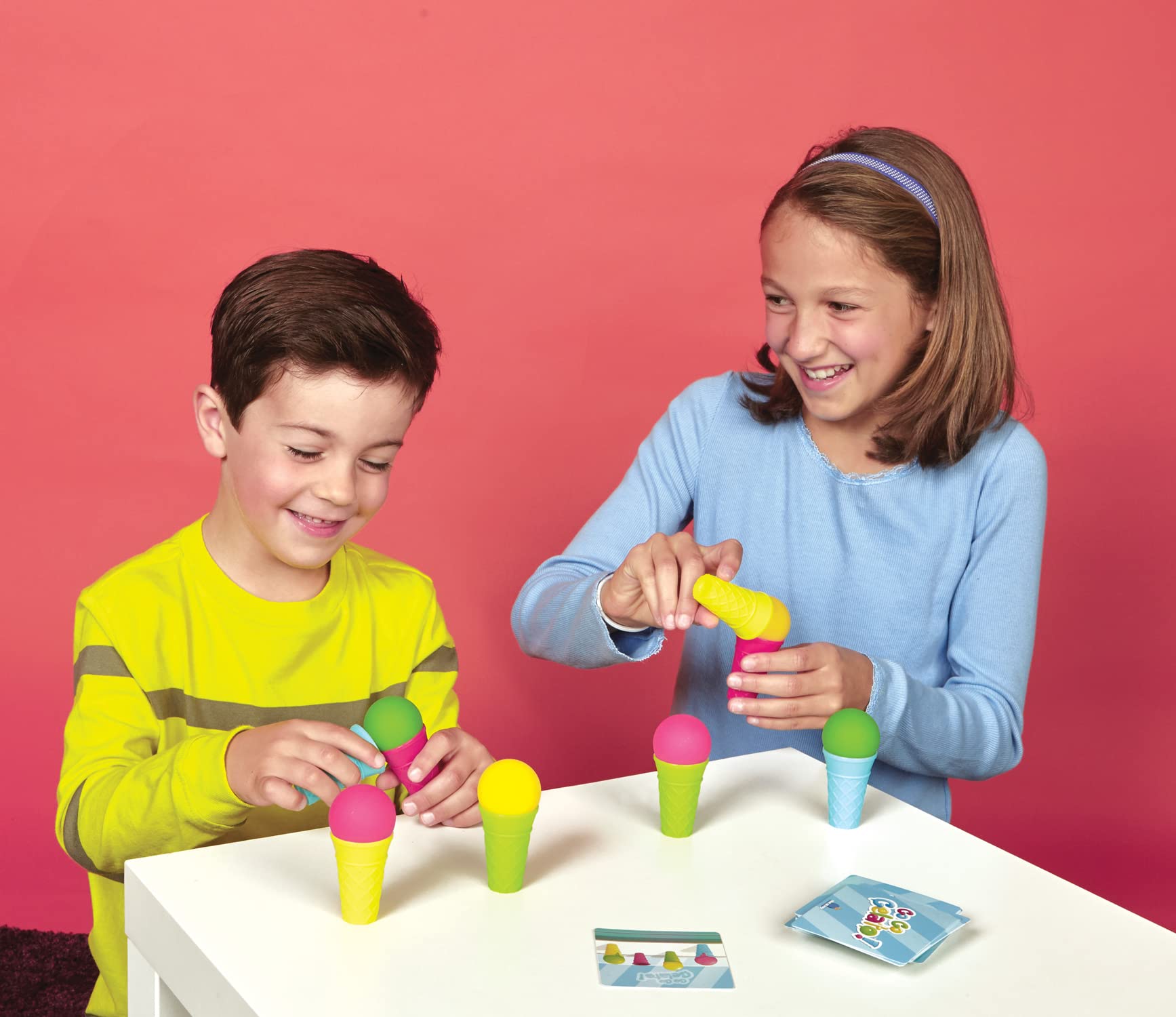 Blue Orange Logic Card Game, Brain Teaser, Tabletop Board Game for Kids, Teens, Adults and Family Game Nights, Ages 6 and up, Go Go Gelato Games