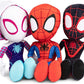 Marvel Spidey & His Amazing Friends 8" Plush 3-Pack Set - Spider-Man, Miles Morales, Gwen Stacy Ghost - Officially Licensed Stuffed Animal Toy Figures