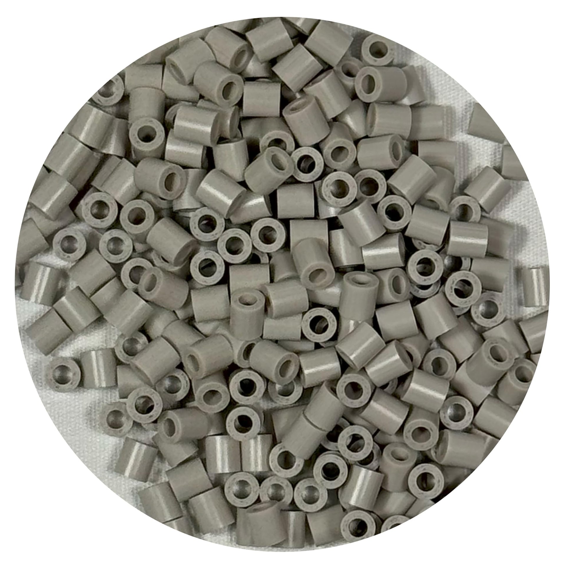Hama Bead Bag - Approx. 1000 Midi Safety Beads Mosaic Decoration for Children from 5 Years Cloud Grey