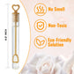 GIFTEXPRESS Bubble Wands Party Favors - 96 Pack Mini 4.25" Tall Gold Color Heart Bubble Sticks - 0.2 Fl Oz / 5 mL Tube of Non Toxic Bubbles Solution
