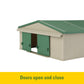 TOMY John Deere Die-Cast Farm Toys Playset - 1:64 Scale - Includes Farm Animals, Machine Shed, Toy Tractors, Toy Trucks, and Farm Tools - 70 Count - 8
