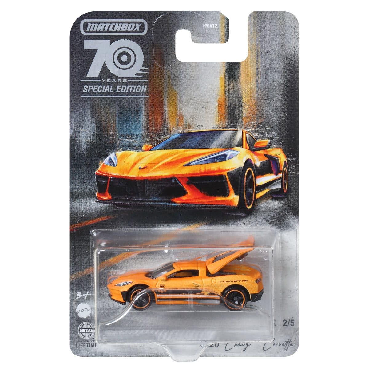 Matchbox 2023 70th Anniversary Special Edition Moving Parts Complete Set of 5 Diecast Vehicles from HMV12-956A Release