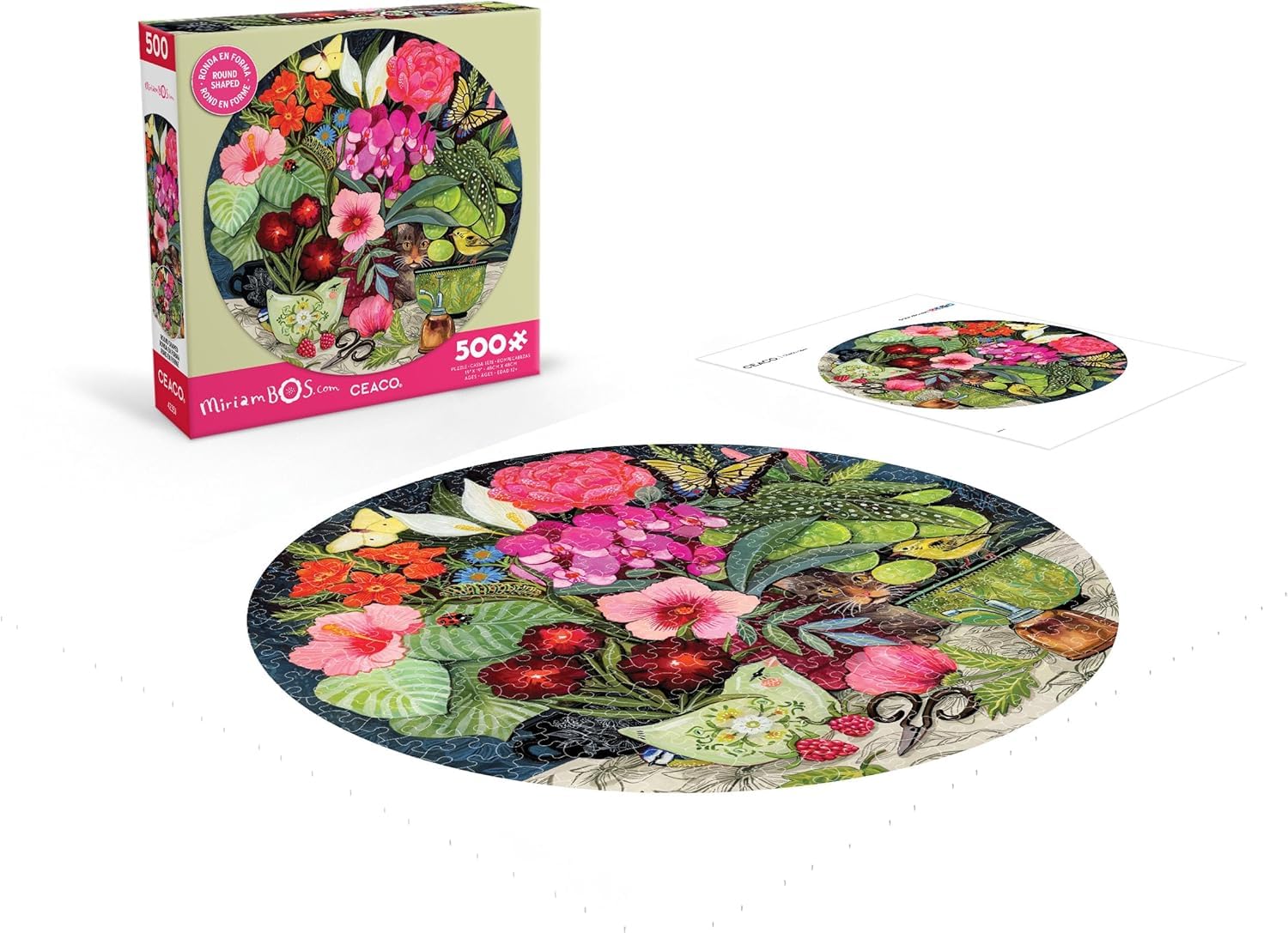 Ceaco - Patiently Waiting - 500 Piece Jigsaw Puzzle for Adults