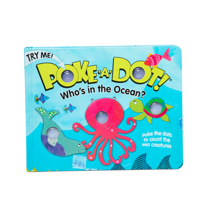 Melissa & Doug Poke A Dot Book, Interactive Educational Book, 20 Sheets, 7.25 x 9.25 inches