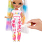 Rainbow High Color & Create Fashion DIY Doll with Washable Rainbow Markers, Green Eyes, Straight Hair in 2 Pig Tails, Bonus Top & Shoes. Color