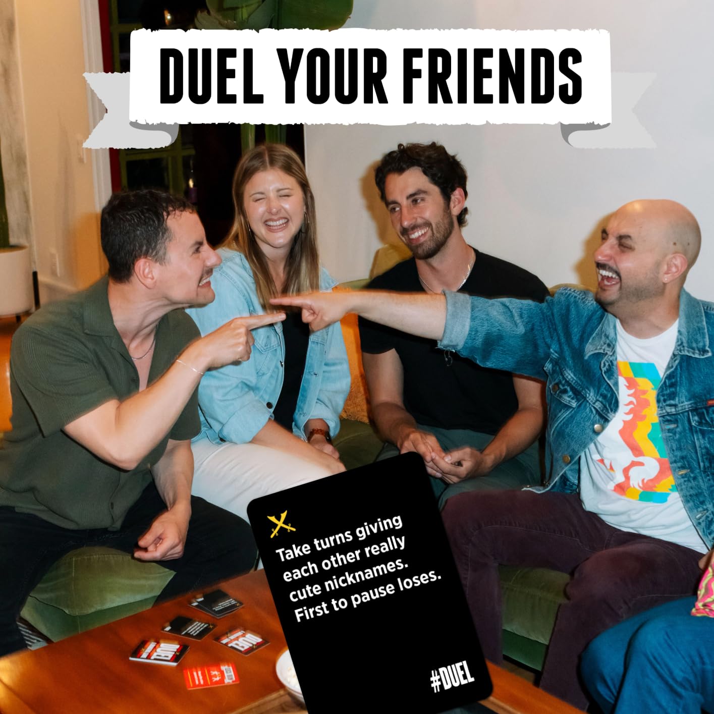 DSS Games Duel: A Drinking Game [Duel Your Friends & Complete Challenges | Funny Party Card Game for Adults | Great for Pregames, Parties, 21st
