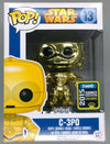 Funko Pop Vinyl Star Wars Metallic C3PO - 2015 Summer Convention Exclusive