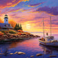 Buffalo Games - Imagine It - Marina at Sunset - 1000 Piece Jigsaw Puzzle for Adults -Challenging Puzzle Perfect for Game Nights - Finished Size is