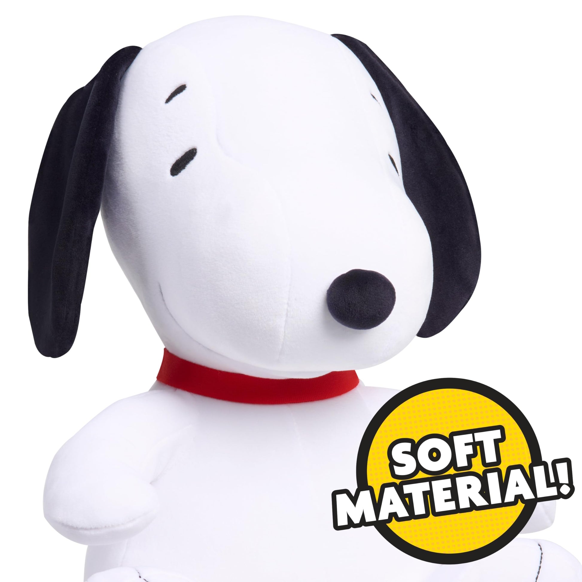 Peanuts Large 2 lb Weighted Plush Snoopy, 12-inch Stuffed Animal, Kids Toys for Ages 3 Up by Just Play