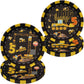 40 Pcs Construction 5th Birthday Party Paper Plates Dump Truck Five Years Old Disposable Paper Dinner Plates 4 Designs Tableware for Construction