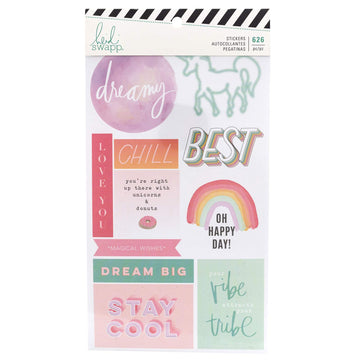 Heidi Swapp Sticker Storyline-Sticker Book-Magical-Iridescent Foil (626 Pieces)