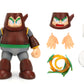 Jada Mega Man Wave 3 Wood Man Action Figure Toys - 1:12 Deluxe Scale - 6" Tall, Fully Articulated, Collector Packaging