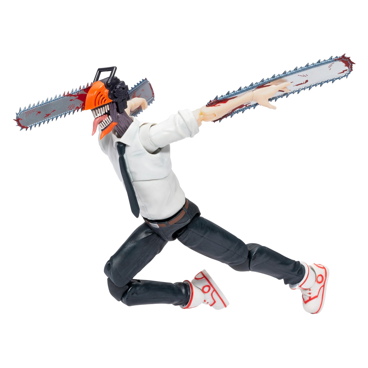 Total Anime Chainsaw Man - 6.5-Inch Figure with Alternate Head and Arms Plus Swappable Mouthpiece
