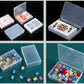 Gansita Clear Plastic Playing Card Boxes Snaps Closed Poker Gaming Playing Card Deck Cases Holder Plastic Storage Box Clear Trading Card Box Card