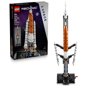 LEGO Technic NASA Artemis Space Launch System Rocket Building Toy for Boys & Girls - STEM Learning & Space Toy W/3-Stage Launch Function for Kids