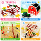 Carolart Farm Sensory Bin with Sensory Sand, Barn Toys & Tractor