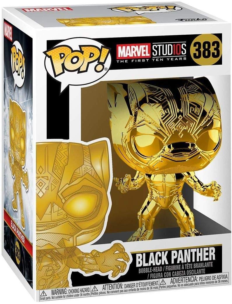 Funko Pop! Marvel: Studio's 10th Anniversary - Black Panther (Chrome)