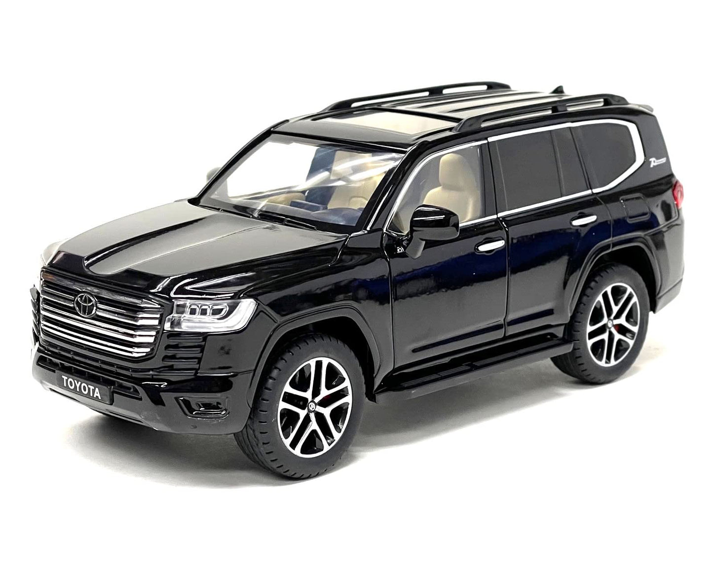 MiJo Exclusives 2023 Toyota Land Cruiser - Black - 1:24 - H08222BK