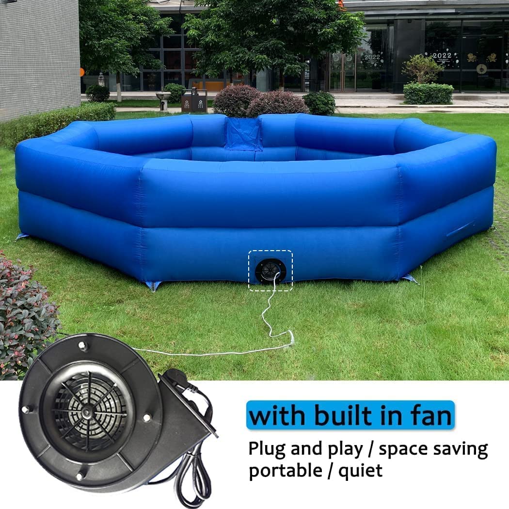 Portable Gaga Ball Pit Inflatable 15ft with Built-in Blower Gagaball Court for Indoor Outdoor School Family Activities Inflatable Sport Games