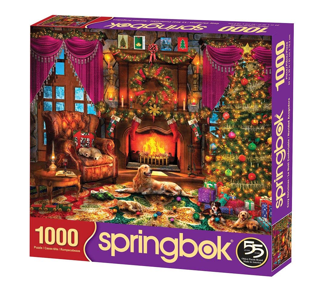 Springbok Cozy Christmas 1000 Piece Jigsaw Puzzle for Adults