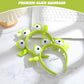 Pumnao Three-eyed Alien Monster Toy Headband Cute Plush Headband Headwear for Themed Party(1 Pcs)