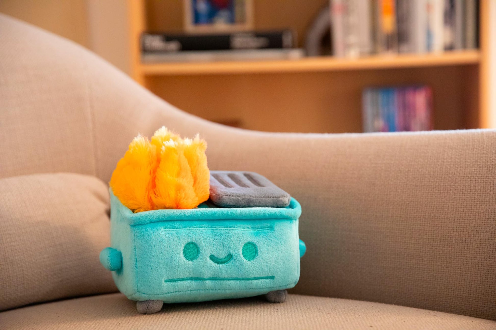 100% Soft Dumpster Fire Plush Figure