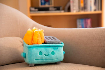 100% Soft Dumpster Fire Plush Figure