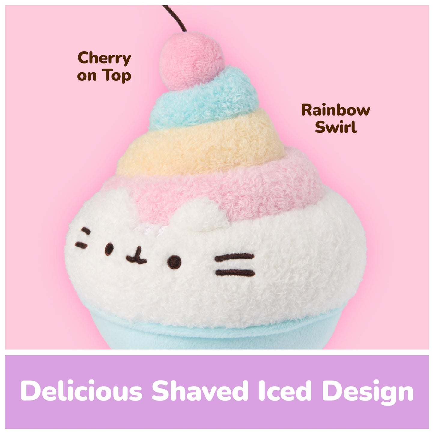 GUND Pusheen Shaved Ice 6-Inch Plush Toy for Ages 8+