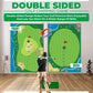 MHM's Ultimate Indoor Golf Chipping Game Mat - Premium Practice Mat - Ideal for Home Use (Indoor Golf Chipping Game)