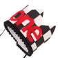 Fast One Birthday Hats, Black and Red Race Car Theme Crow,Hat 1st Birthday