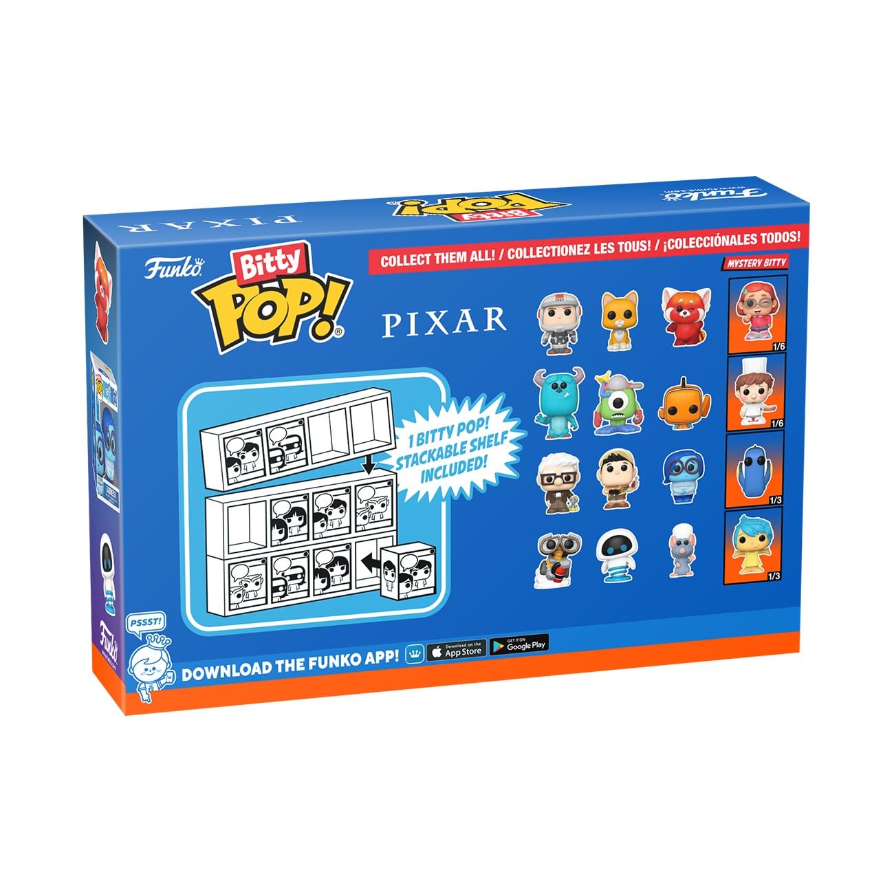 Funko Bitty POP! 4 Pack: Disney Pixar - Buzz Lightyear, Sox, Red Panda Mei