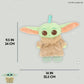 Kids Preferred Star Wars: The Mandalorian Grogu On The Go Sensory Toy - with Teether, Crinkle Sounds, Tactile Ribbons, On The Go Strap, for Ages 0