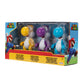 Nintendo Yoshi 3-Pack Action Figures, 4 Inch / 10cm Authentic Super Mario Figures Includes Yellow Yoshi, Purple Yoshi and Light-Blue Yoshi, Ideal