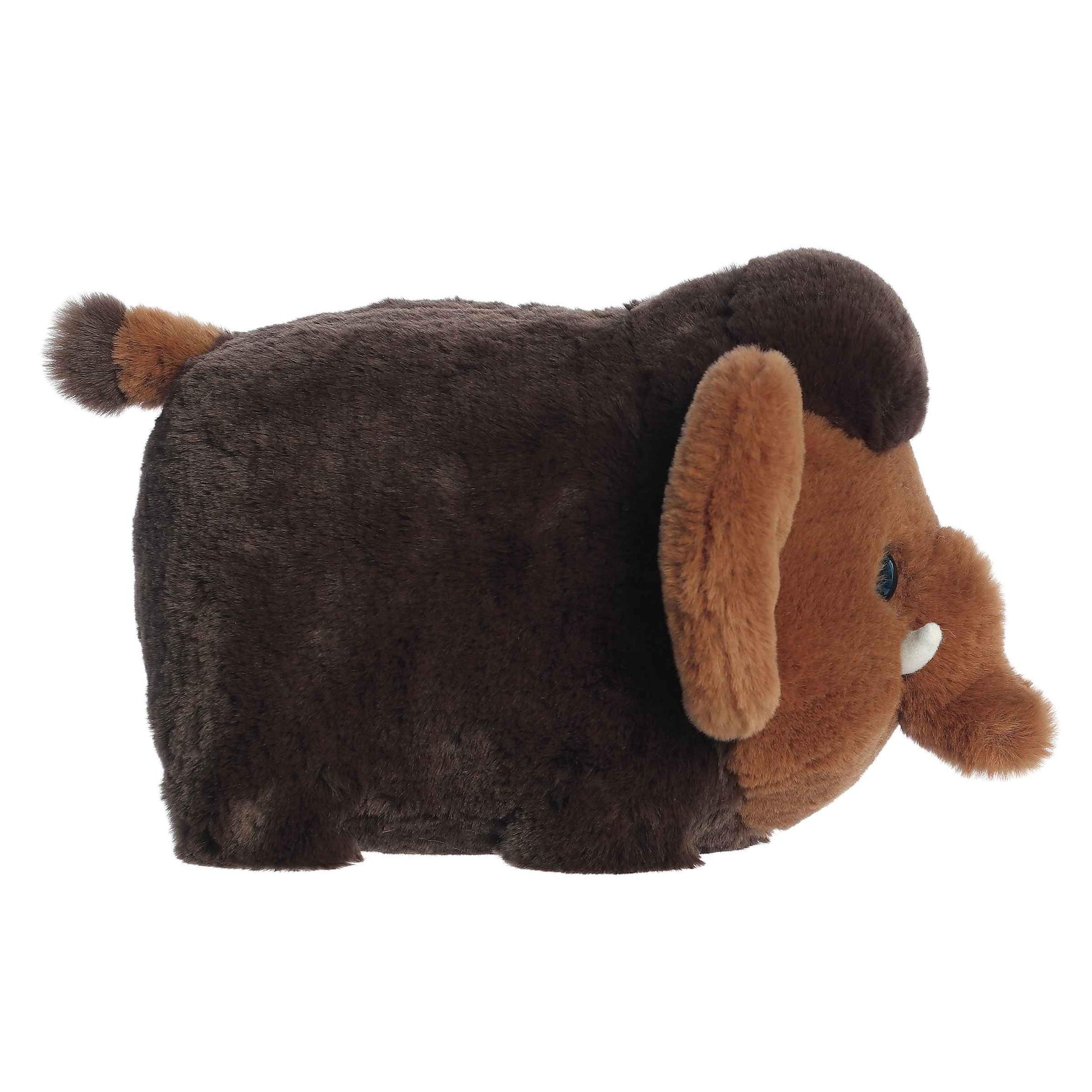 Aurora® Adorable Spudsters™ Mumford Wooly Mammoth™ Stuffed Animal - Round Shape Makes for Comforting Cuddles - Perfect for Kids All Ages and Animal