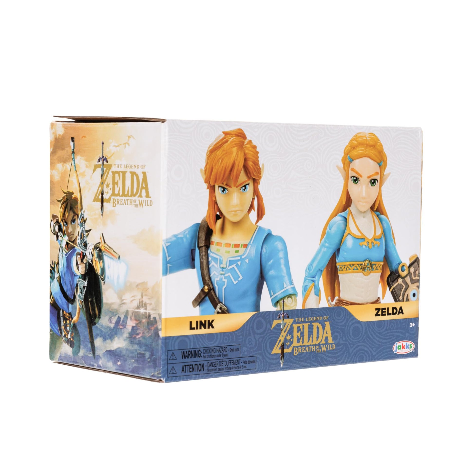 Super Mario 4" Action Figure 2 Pack: Link & Zelda