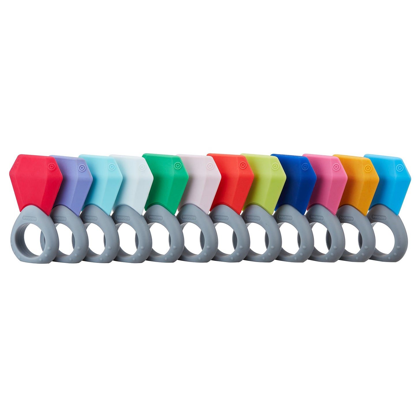INNOBABY TEETHIN' Smart Birthstone Ring TEETHER - July (Ruby)