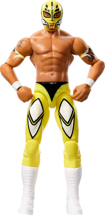 Mattel WWE Action Figure, 6-inch Collectible Rey Mysterio with 10 Articulation Points & Life-Like Look