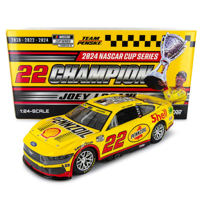 Joey Logano 2024 NASCAR Cup Series Championship Standard ARC Diecast Car 1:24 Scale